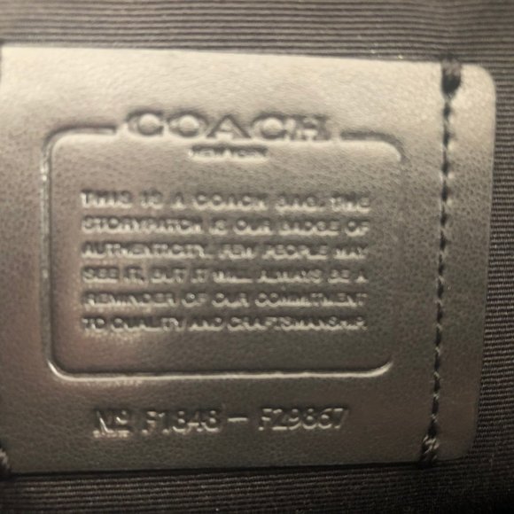 Black coach bag - Picture 7 of 8